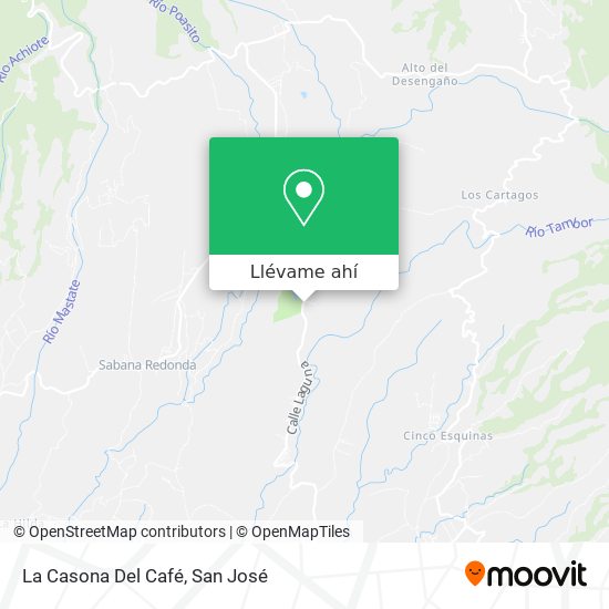 Mapa de La Casona Del Café