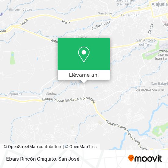 Mapa de Ebais Rincón Chiquito