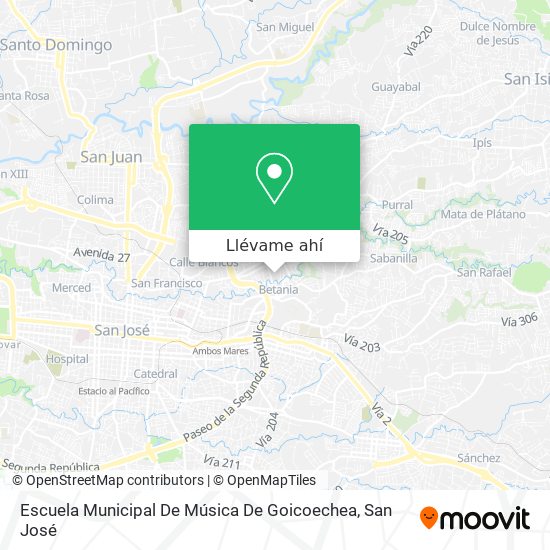 Mapa de Escuela Municipal De Música De Goicoechea