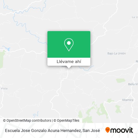 Mapa de Escuela Jose Gonzalo Acuna Hernandez