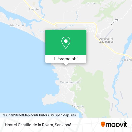 Mapa de Hostel Castillo de la Rivera