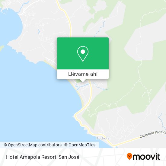 Mapa de Hotel Amapola Resort