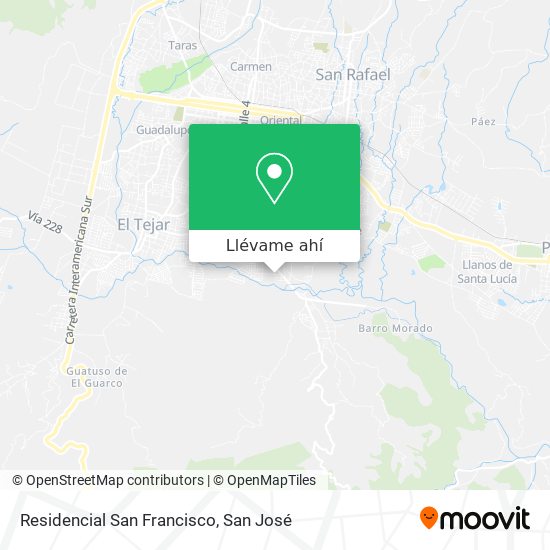 Mapa de Residencial San Francisco
