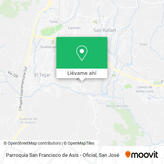 Mapa de Parroquia San Francisco de Asís - Oficial