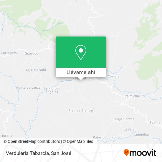 Mapa de Verduleria Tabarcia