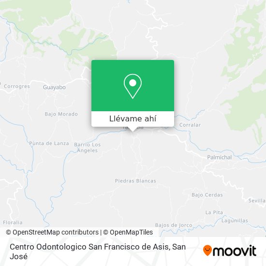 Mapa de Centro Odontologico San Francisco de Asis