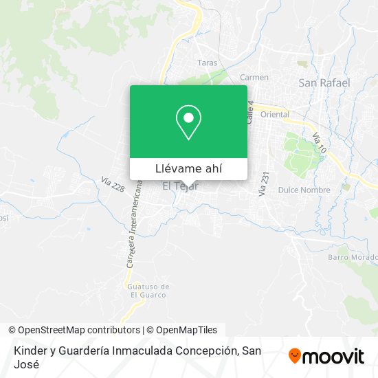 Mapa de Kinder y Guardería Inmaculada Concepción