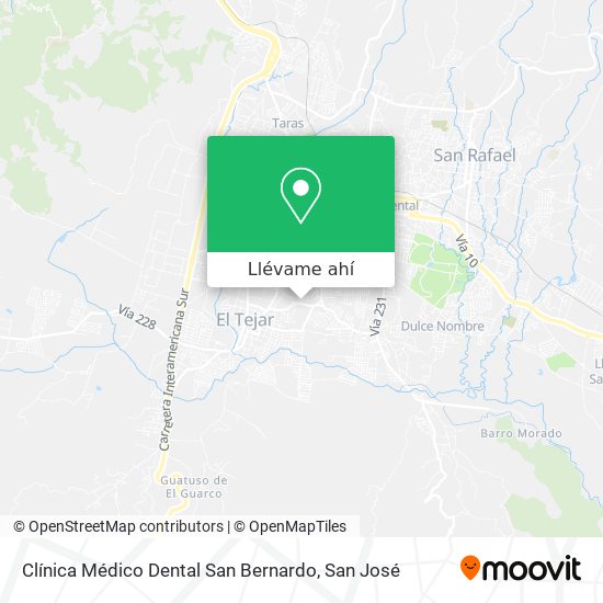 Mapa de Clínica Médico Dental San Bernardo