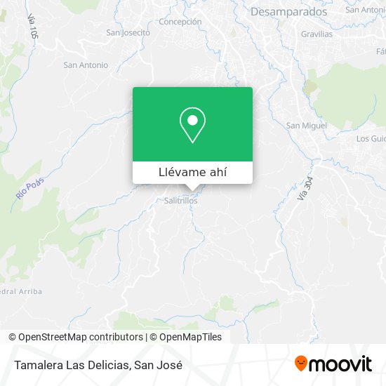 Mapa de Tamalera Las Delicias