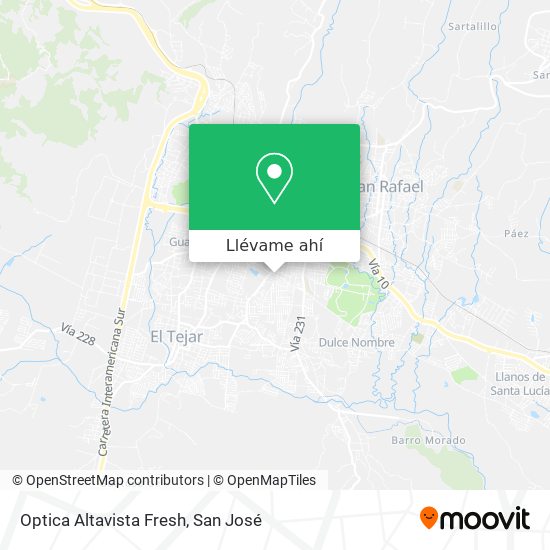 Mapa de Optica Altavista Fresh