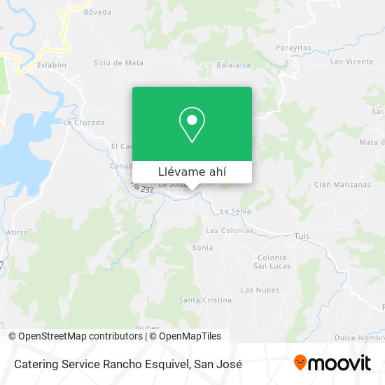 Mapa de Catering Service Rancho Esquivel
