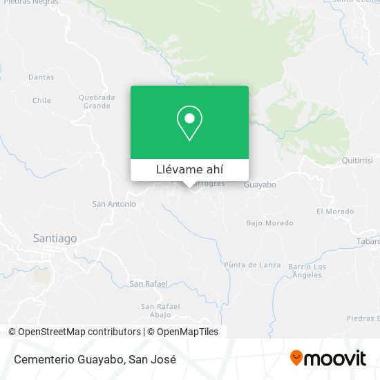 Mapa de Cementerio Guayabo