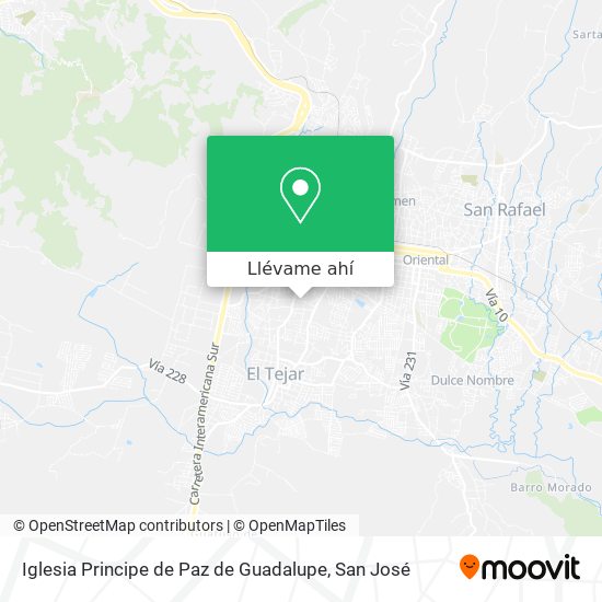 Mapa de Iglesia Principe de Paz de Guadalupe