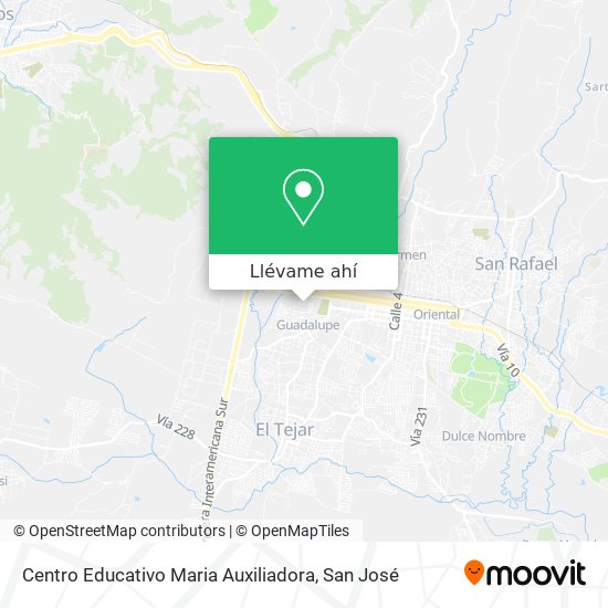 Mapa de Centro Educativo Maria Auxiliadora