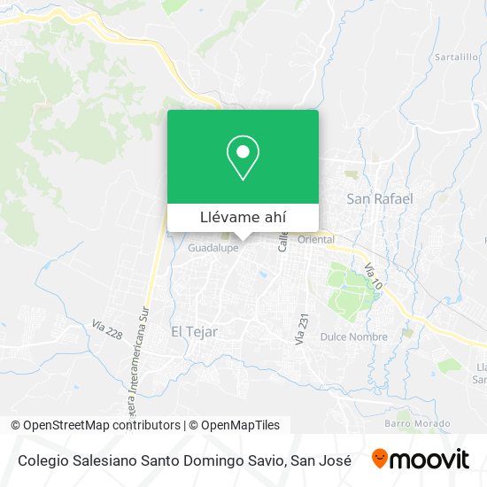 Mapa de Colegio Salesiano Santo Domingo Savio