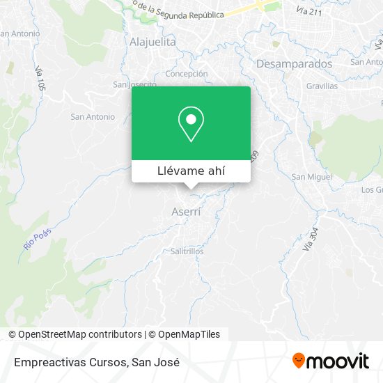 Mapa de Empreactivas Cursos