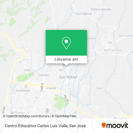 Mapa de Centro Educativo Carlos Luis Valle