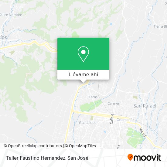 Mapa de Taller Faustino Hernandez