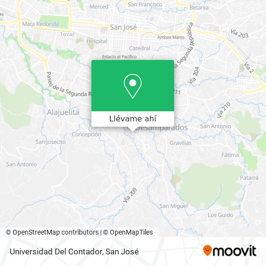 Mapa de Universidad Del Contador