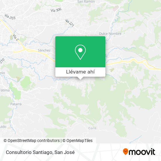Mapa de Consultorio Santiago