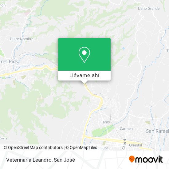 Mapa de Veterinaria Leandro