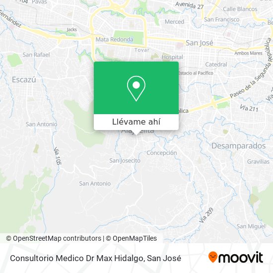 Mapa de Consultorio Medico Dr Max Hidalgo