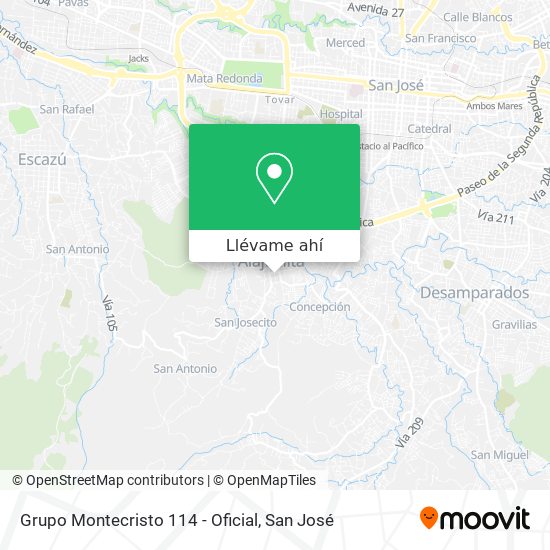 Mapa de Grupo Montecristo 114 - Oficial