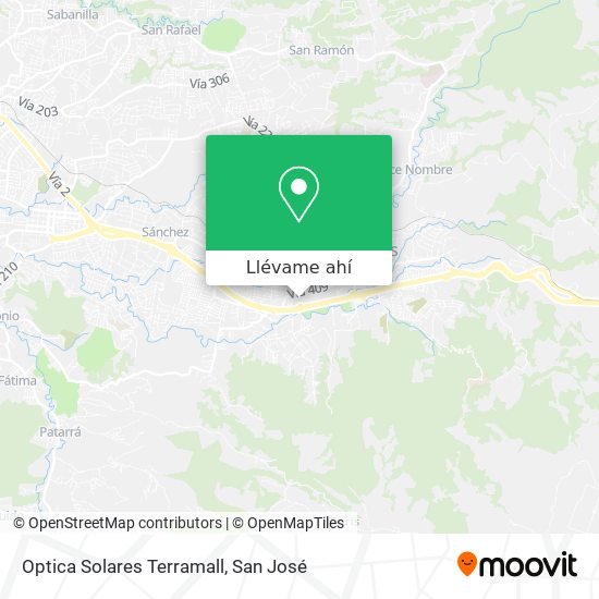 Mapa de Optica Solares Terramall