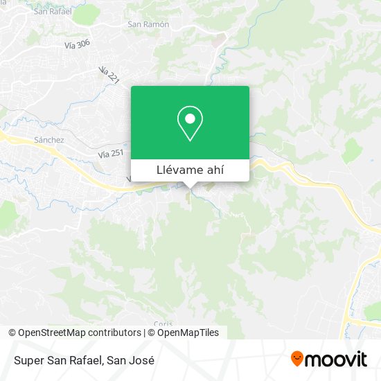 Mapa de Super San Rafael