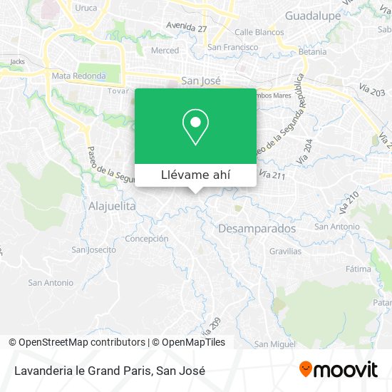 Mapa de Lavanderia le Grand Paris