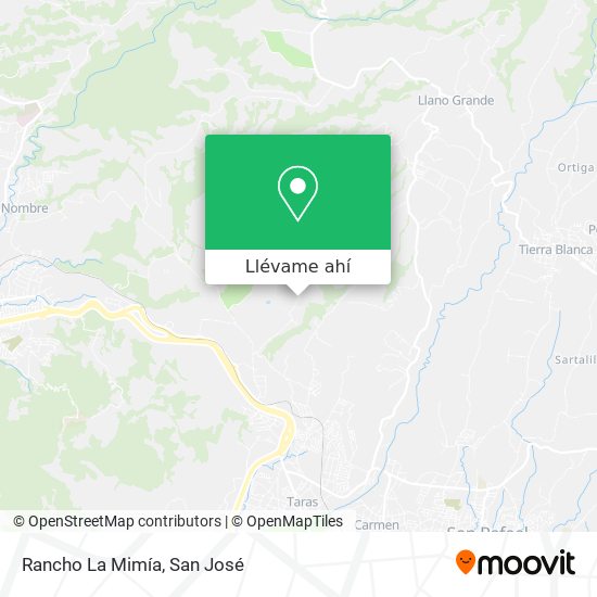 Mapa de Rancho La Mimía