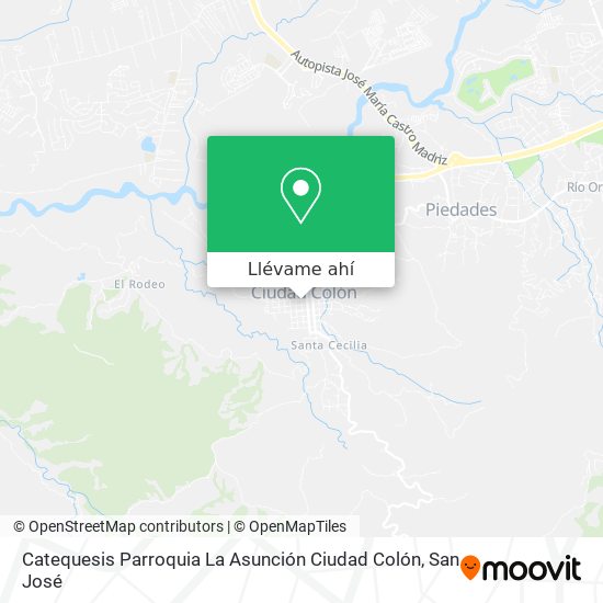 Mapa de Catequesis Parroquia La Asunción Ciudad Colón
