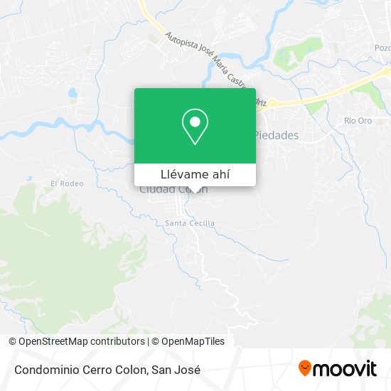 Mapa de Condominio Cerro Colon