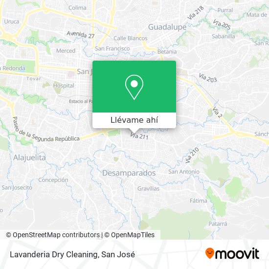 Mapa de Lavanderia Dry Cleaning