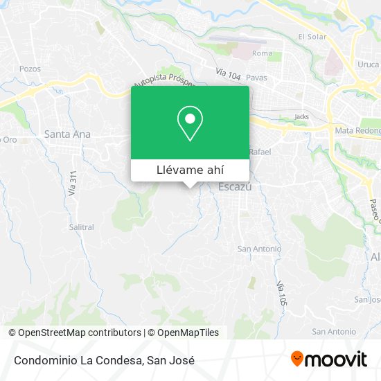 Mapa de Condominio La Condesa