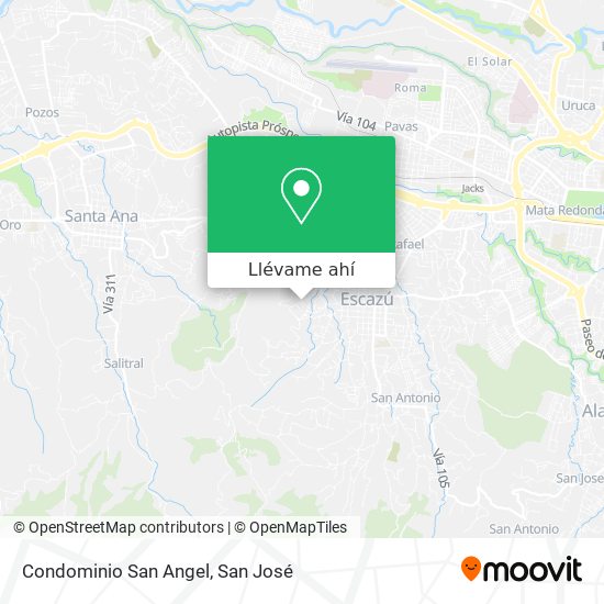 Mapa de Condominio San Angel