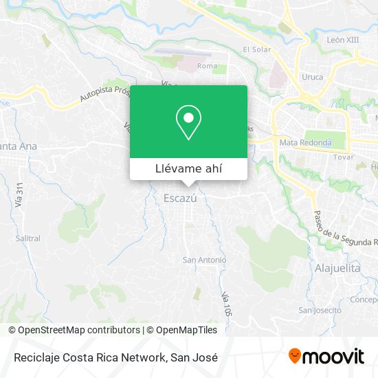 Mapa de Reciclaje Costa Rica Network