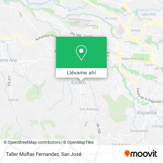 Mapa de Taller Muflas Fernandez