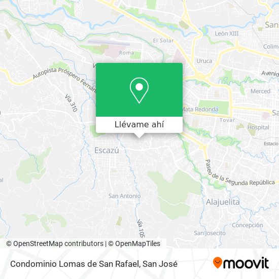 Mapa de Condominio Lomas de San Rafael