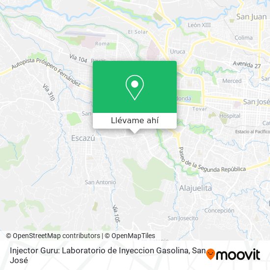 Mapa de Injector Guru: Laboratorio de Inyeccion Gasolina