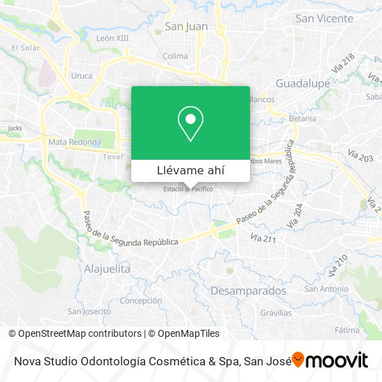 Mapa de Nova Studio Odontología Cosmética & Spa