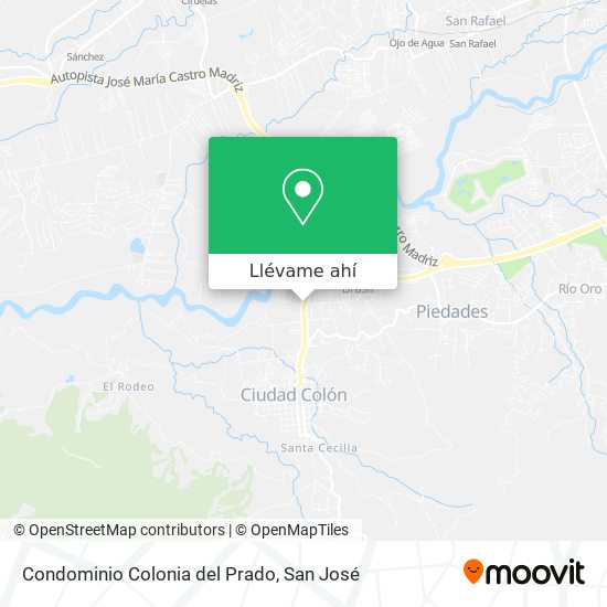 Mapa de Condominio Colonia del Prado