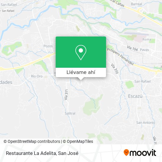 Mapa de Restaurante La Adelita