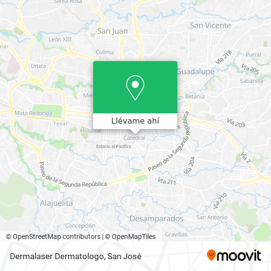 Mapa de Dermalaser Dermatologo