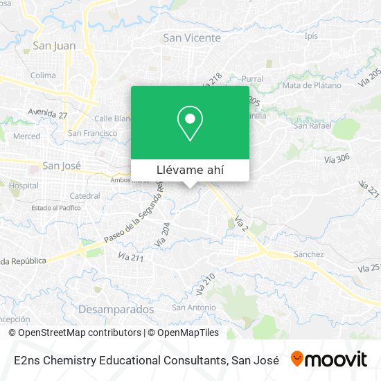 Mapa de E2ns Chemistry Educational Consultants