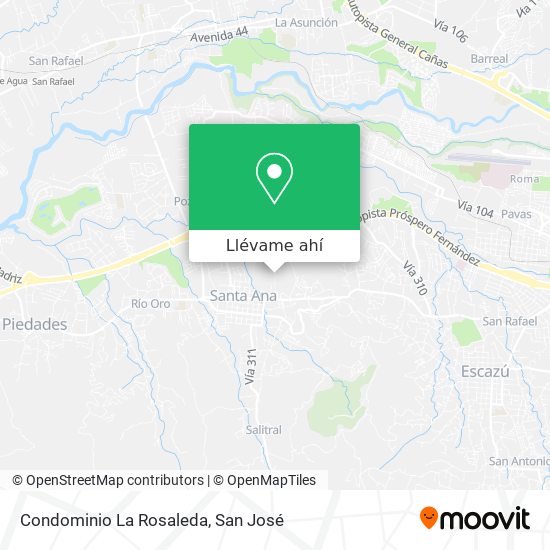 Mapa de Condominio La Rosaleda
