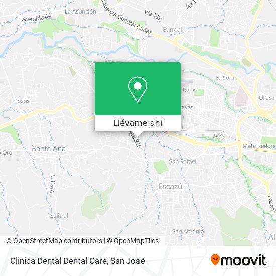 Mapa de Clinica Dental Dental Care