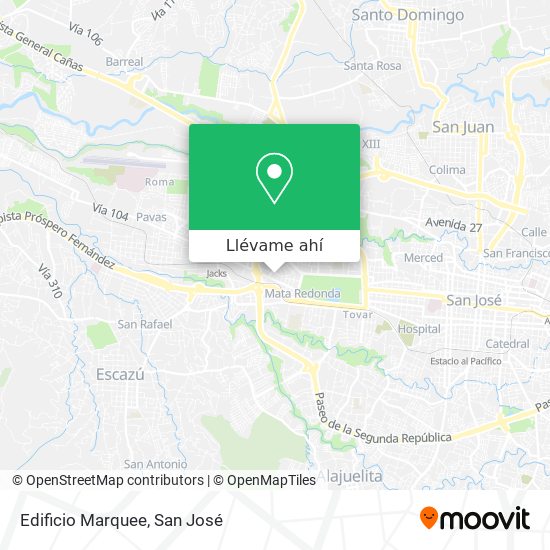 Mapa de Edificio Marquee