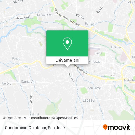 Mapa de Condominio Quintanar