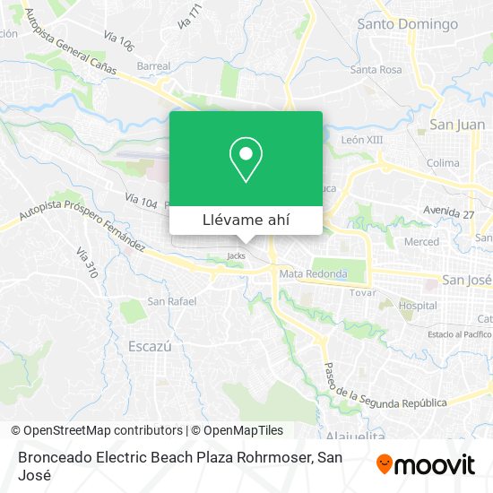 Mapa de Bronceado Electric Beach Plaza Rohrmoser